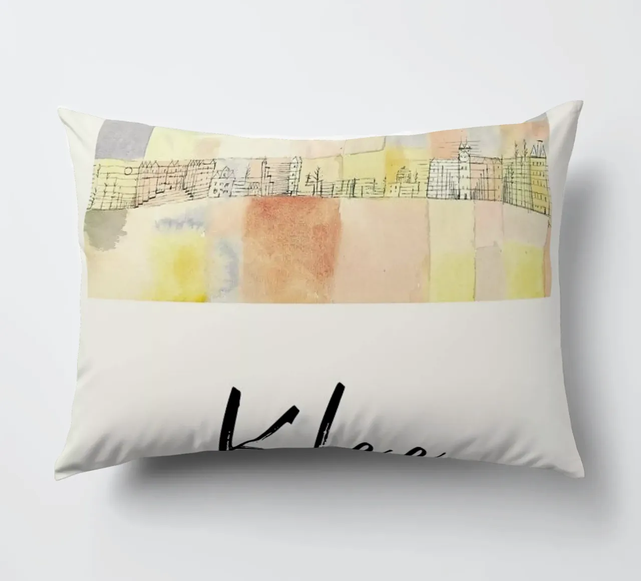 Klee - New Part of the Town M cuscino da ARTOTHEK