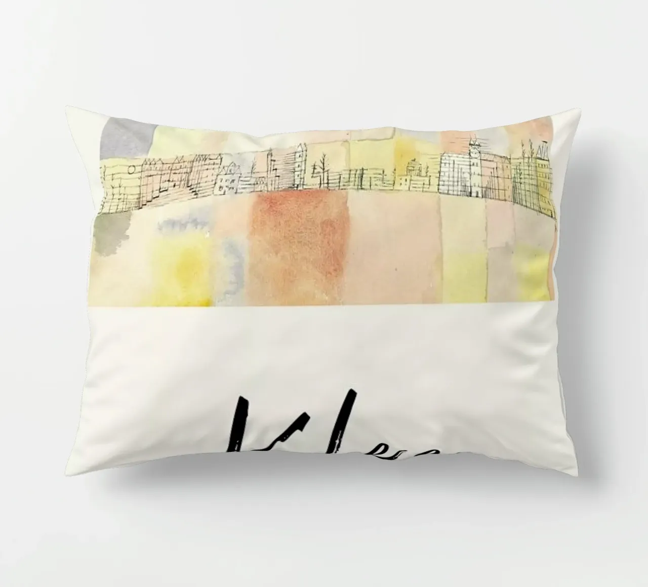 Klee - New Part of the Town M cuscino da ARTOTHEK