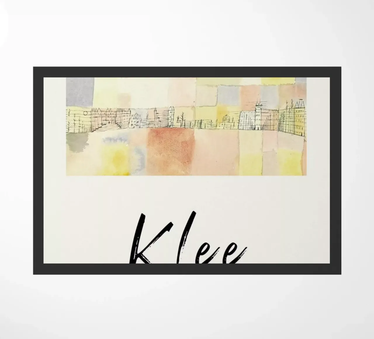 Klee - New Part of the Town M felpudo de ARTOTHEK
