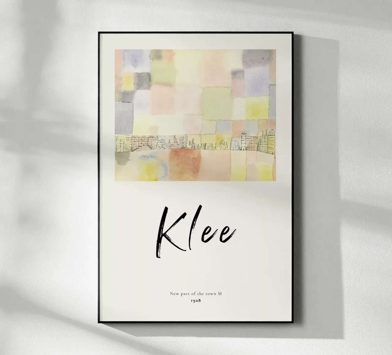 Klee - New Part of the Town M plexiglass da ARTOTHEK