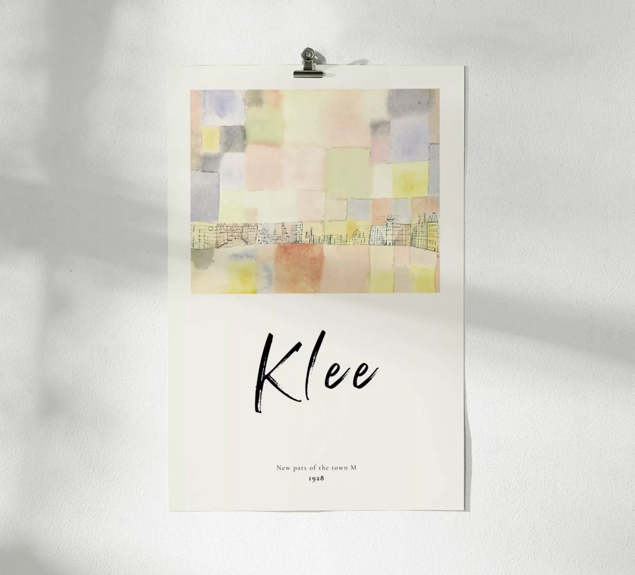 Klee - New Part of the Town M Poster von ARTOTHEK