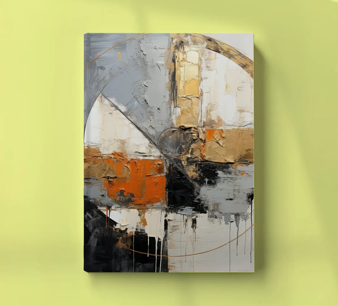 Abstract circle notebook by Imagine
