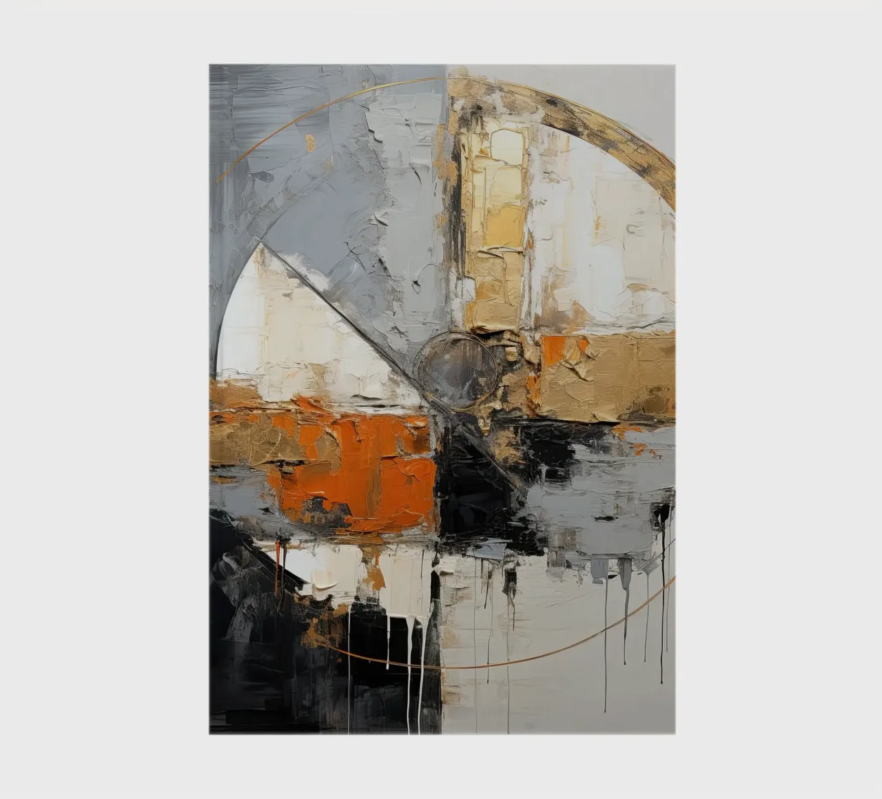 Abstract circle notebook by Imagine