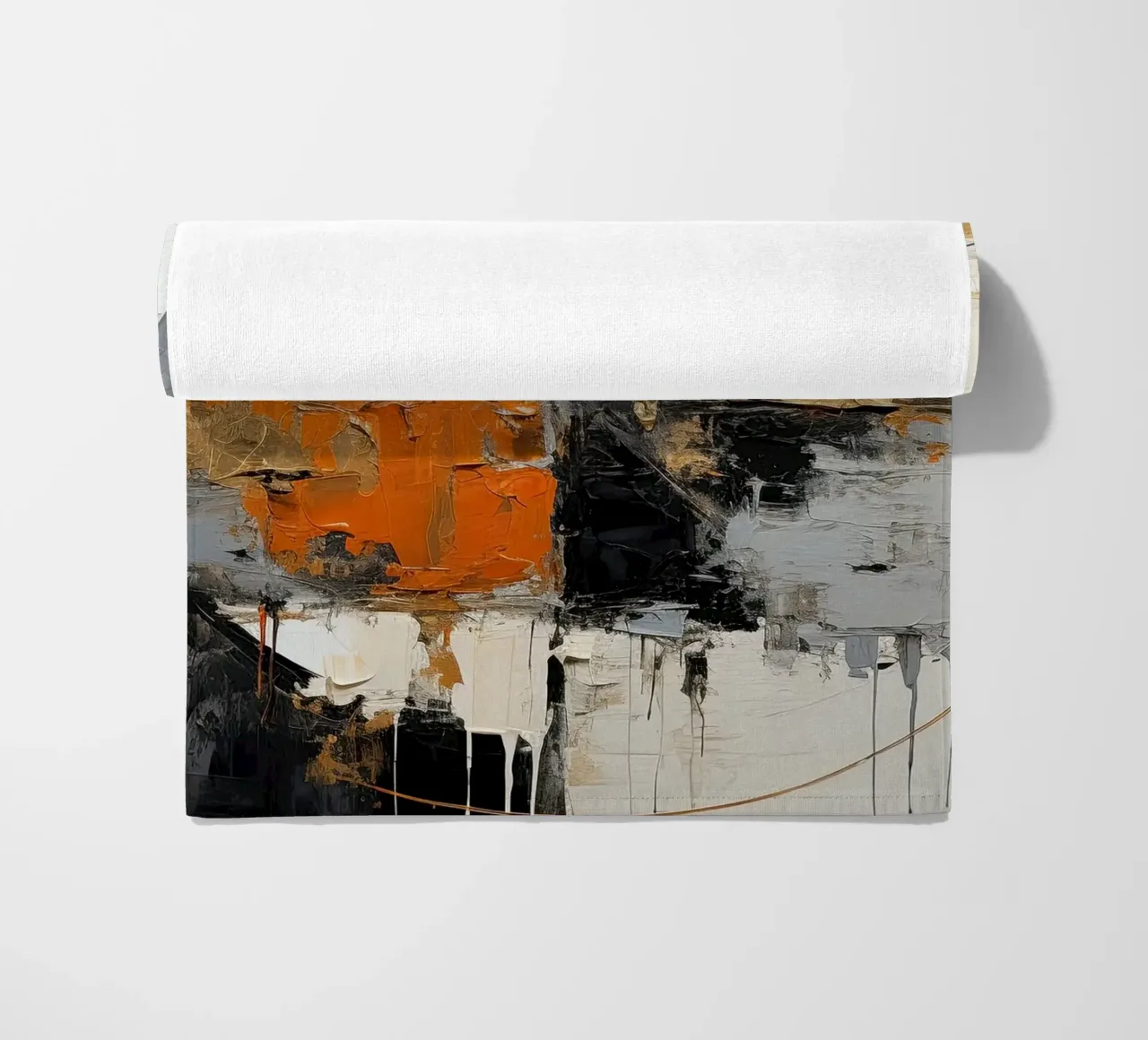 Cercle abstrait serviette de plage de Imagine