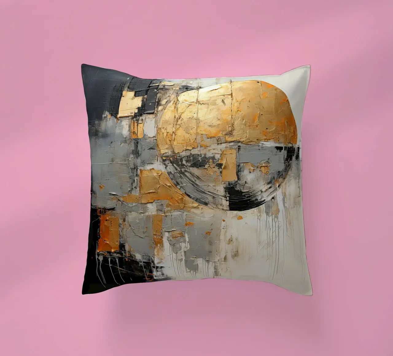 Circle abstract decorative cushion by Imagine