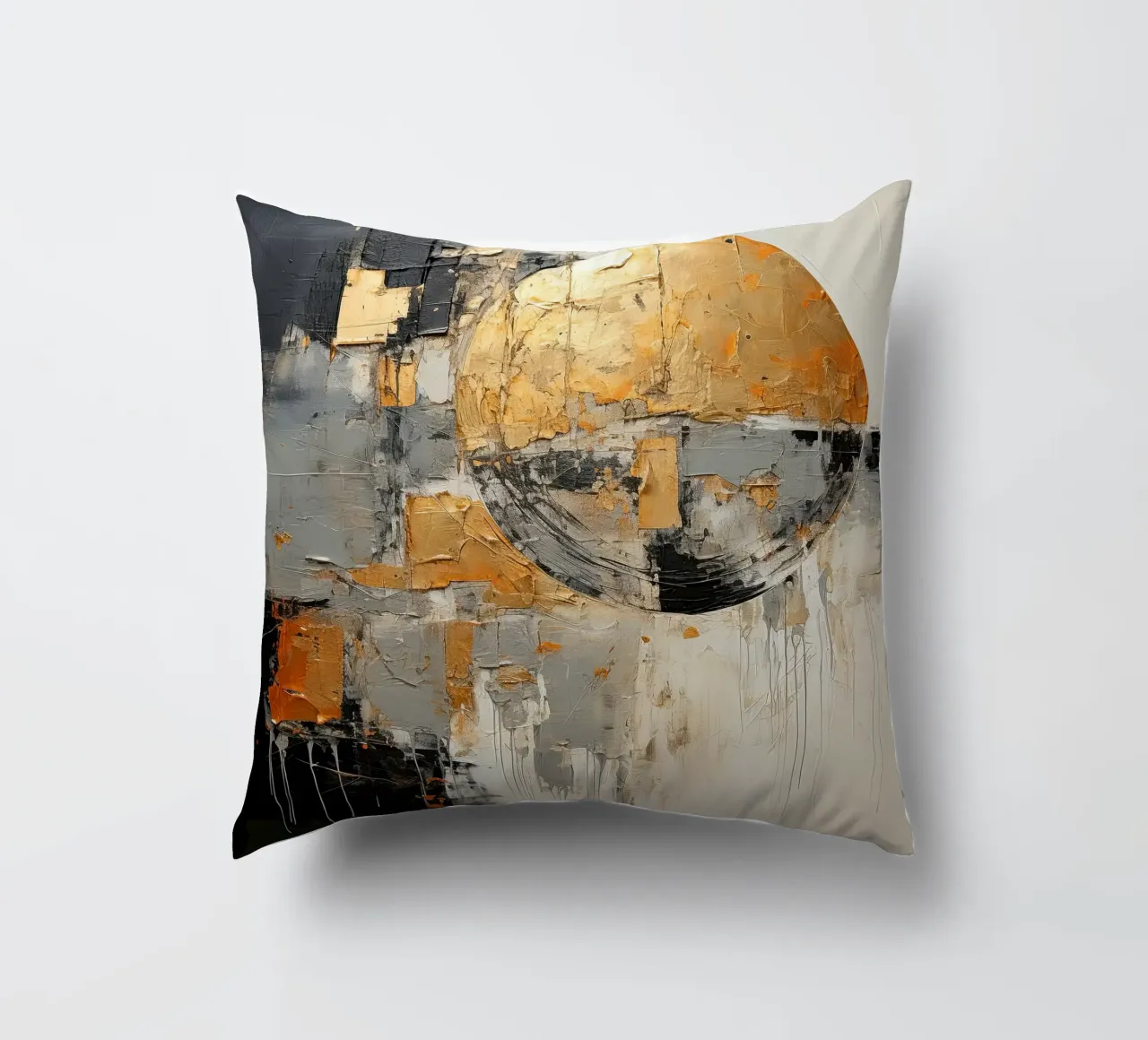 Circle abstract decorative cushion by Imagine
