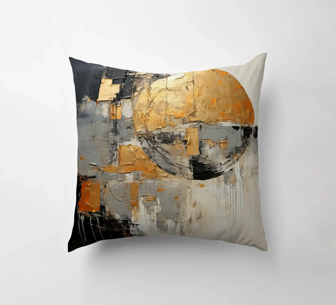 Circle abstract decorative cushion by Imagine