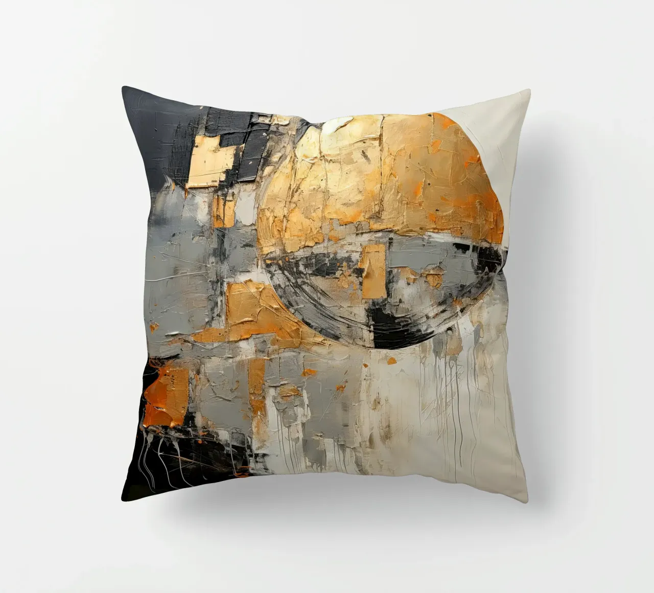 Circle abstract decorative cushion by Imagine