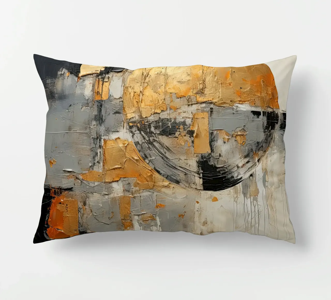 Circle abstract decorative cushion by Imagine