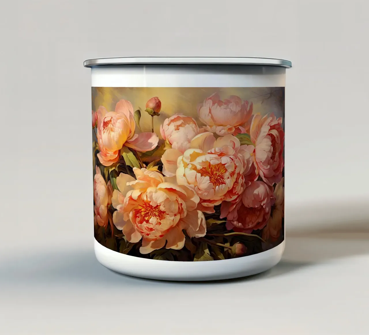 Molti fiori tazza in smalto da Imagine