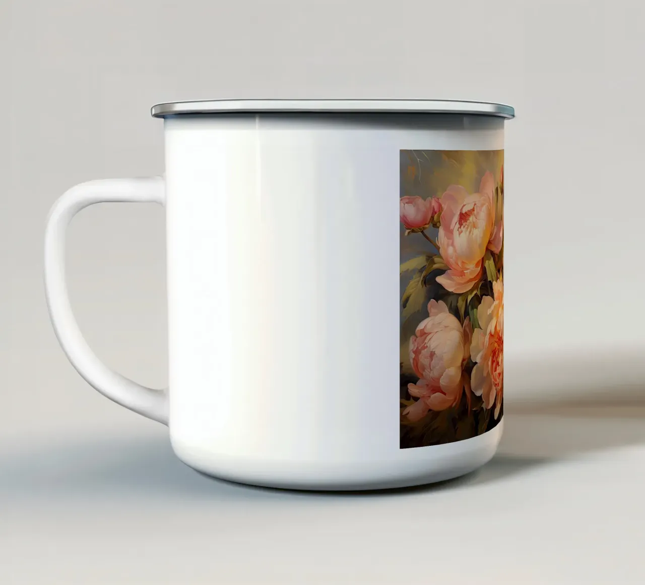 Molti fiori tazza in smalto da Imagine