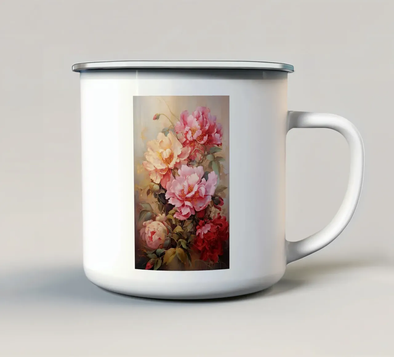 Opulenza floreale tazza in smalto da Imagine