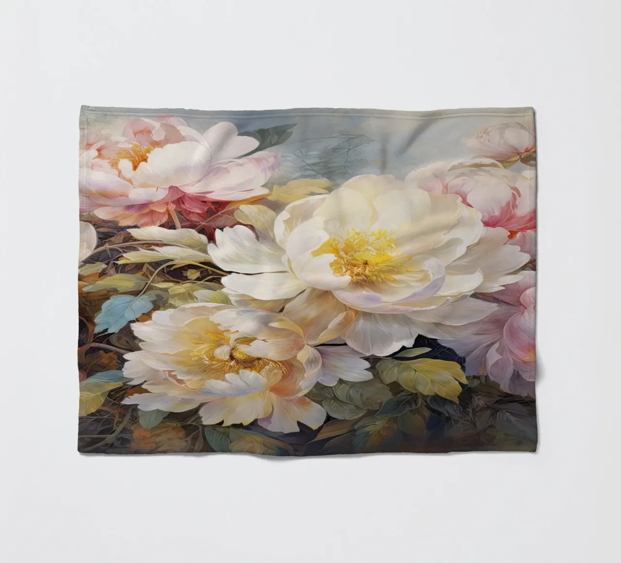 Fiori selvatici coperta in pile da Imagine