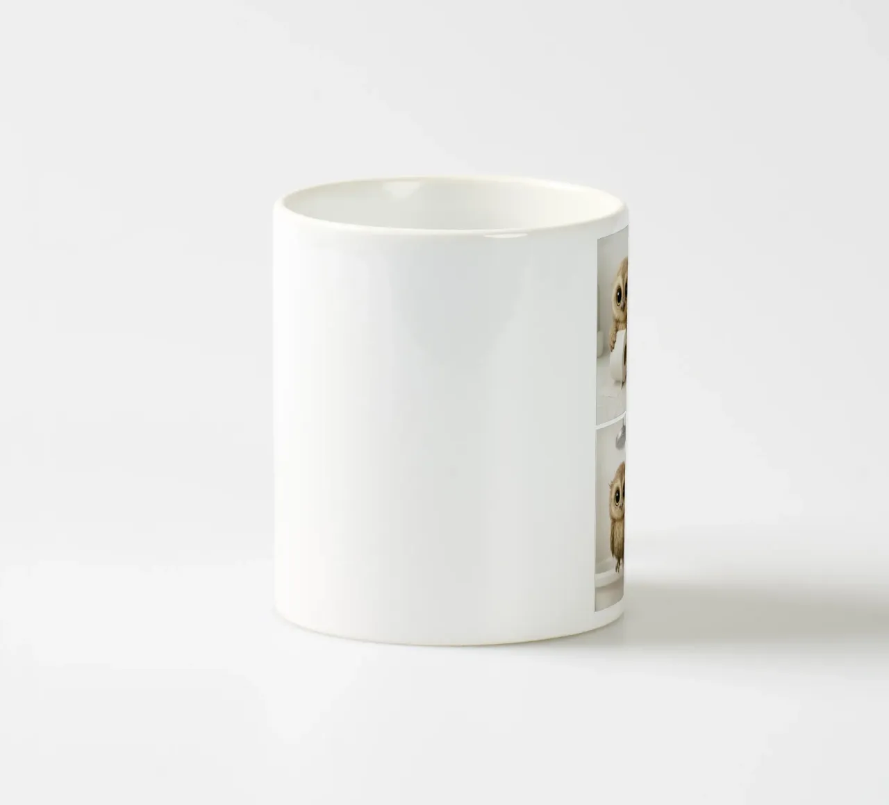 Gufo in bagno tazza in ceramica da Little Wild Lines
