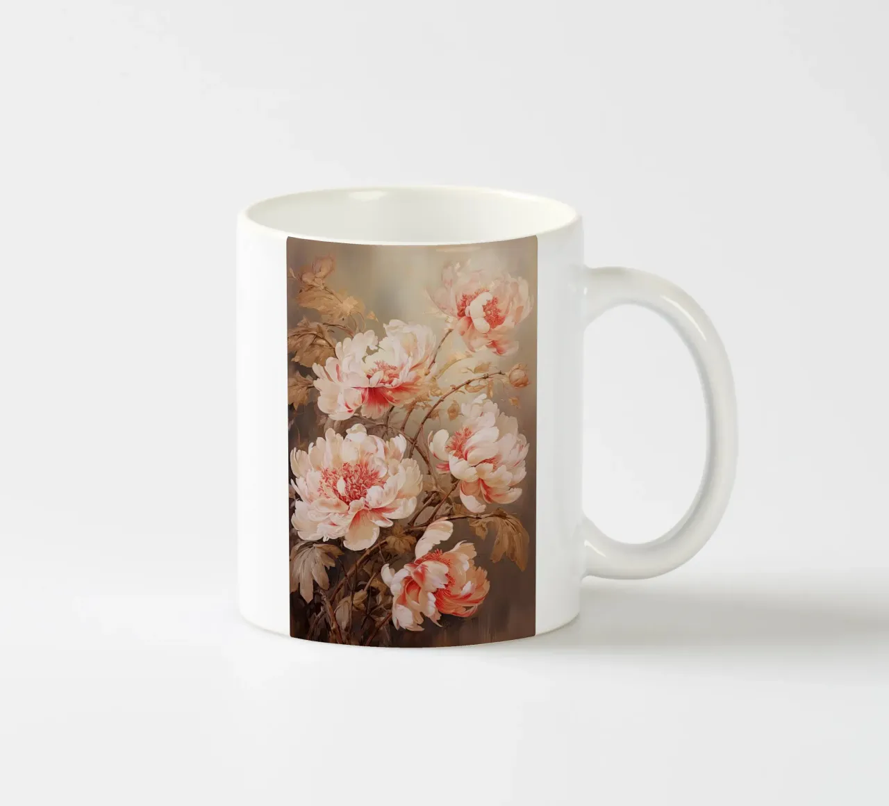 Fiori rosa tazza in ceramica da Imagine