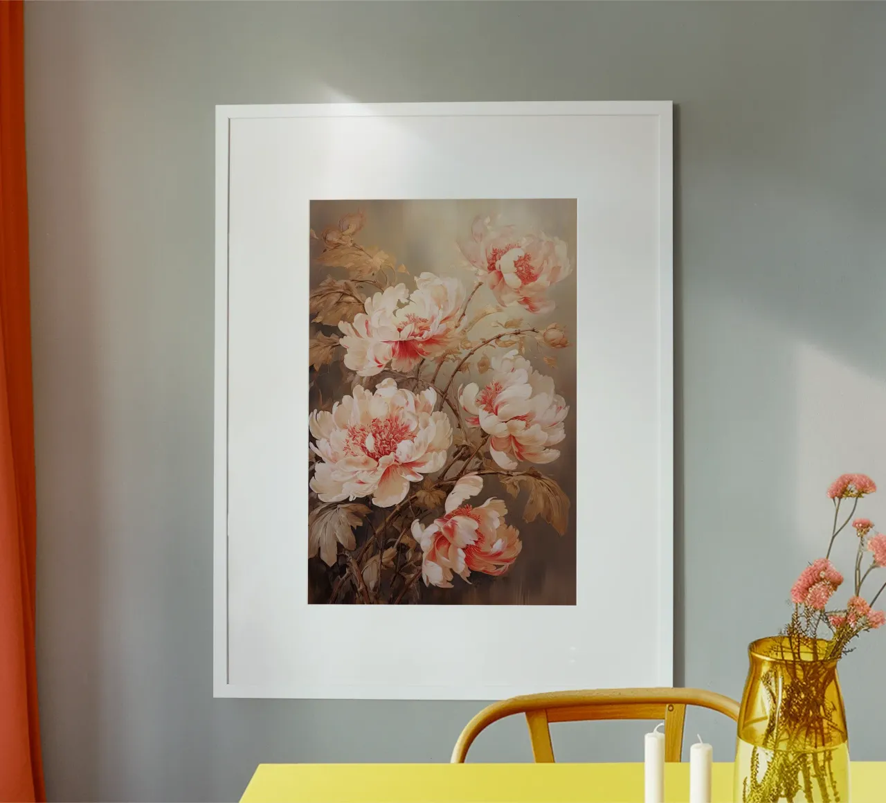 Fiori rosa poster da Imagine