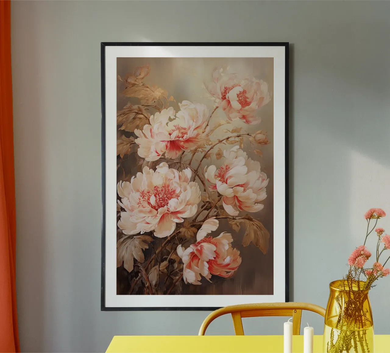 Fiori rosa poster da Imagine