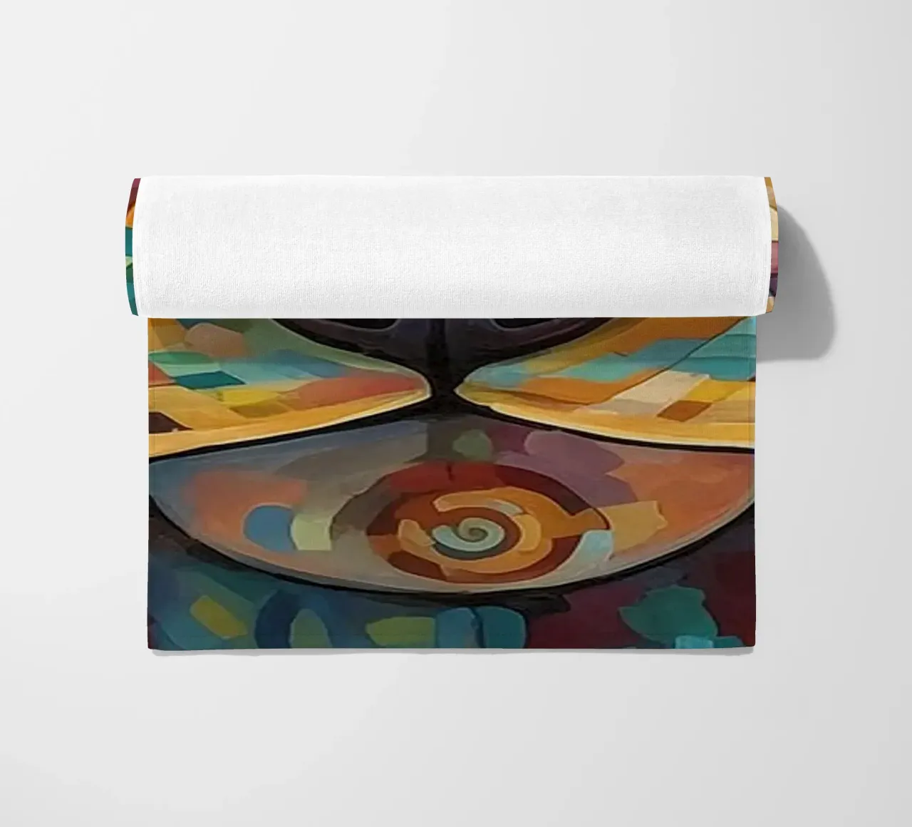 Abstracte tijger strandhanddoek van Imagine