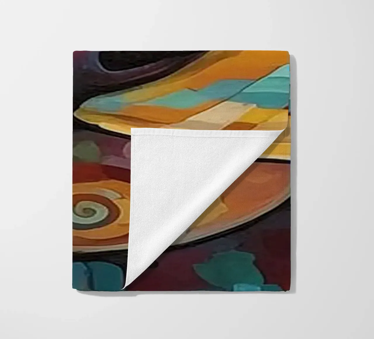 Abstracte tijger strandhanddoek van Imagine