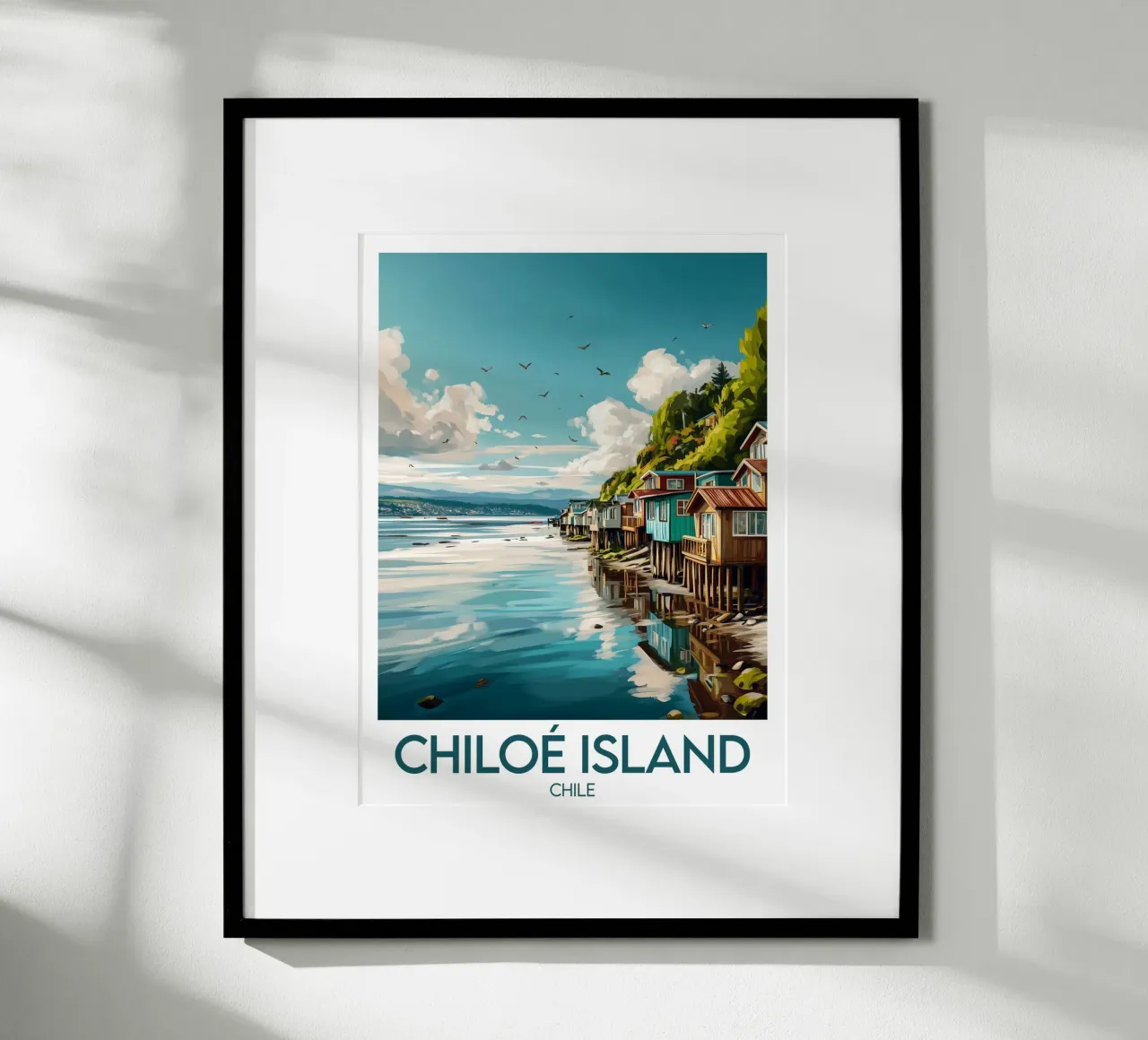 Affiche Chiloé Island carta hahnemühle da Frame the World