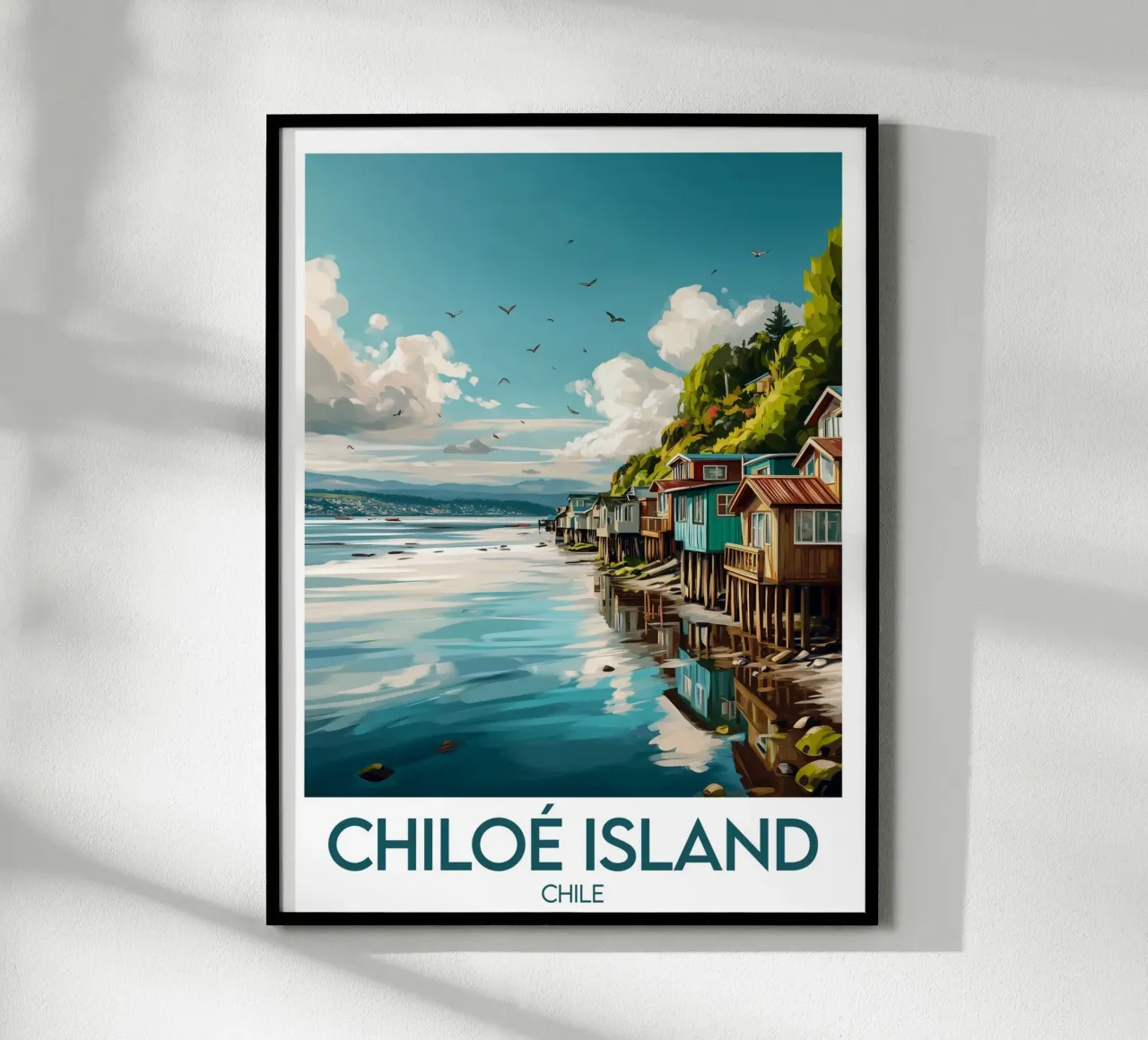Affiche Chiloé Island carta hahnemühle da Frame the World