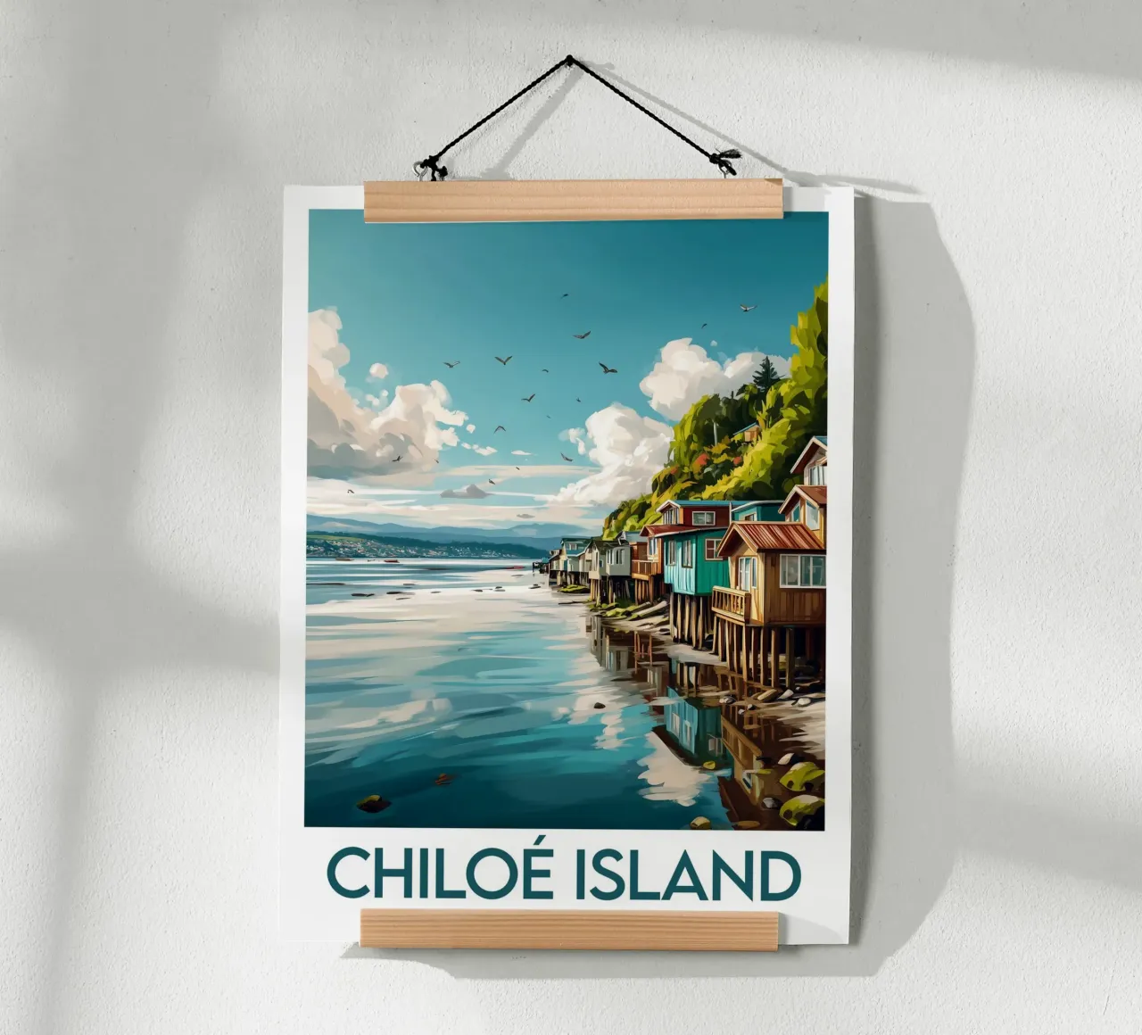 Affiche Chiloé Island carta hahnemühle da Frame the World