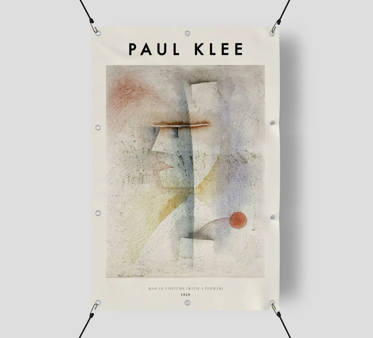 Klee - Man in Costume (with a Flower) telo in pvc da ARTOTHEK