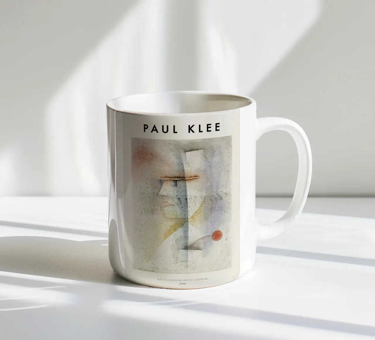 Klee - Man in Costume (with a Flower) tazza in ceramica da ARTOTHEK