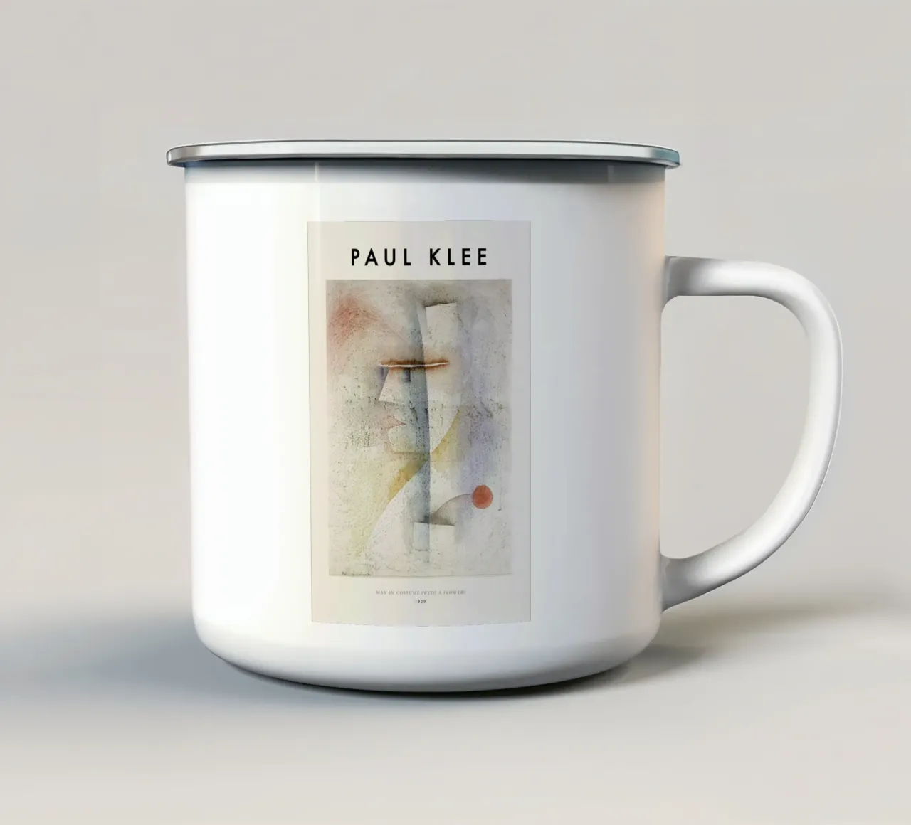Klee - Man in Costume (with a Flower) tazza in smalto da ARTOTHEK