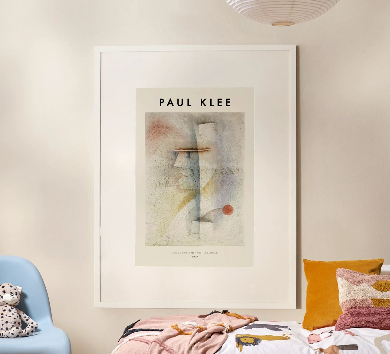 Klee - Man in Costume (with a Flower) poster da ARTOTHEK