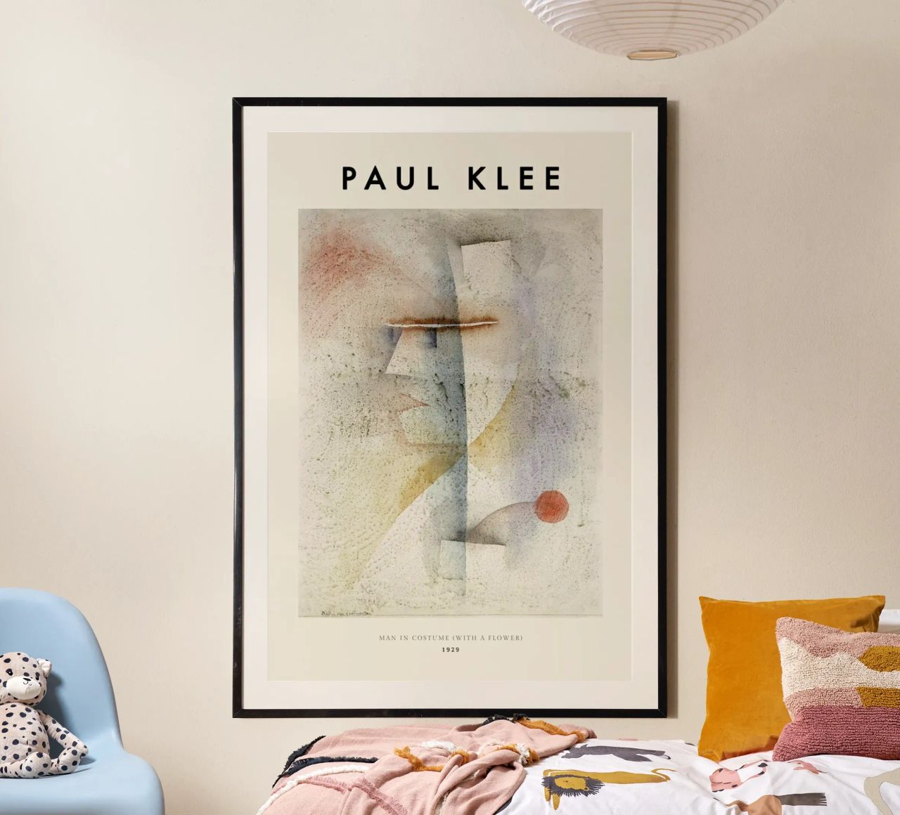 Klee - Man in Costume (with a Flower) poster da ARTOTHEK