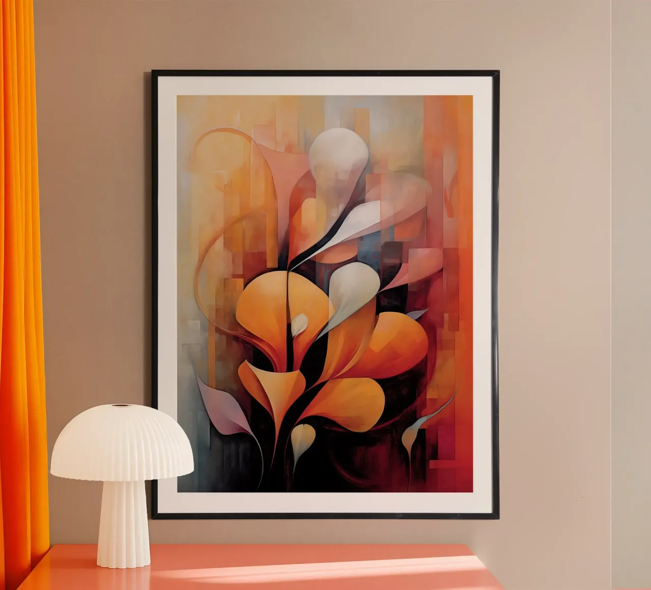 Abstract flowers hahnemühle by Imagine