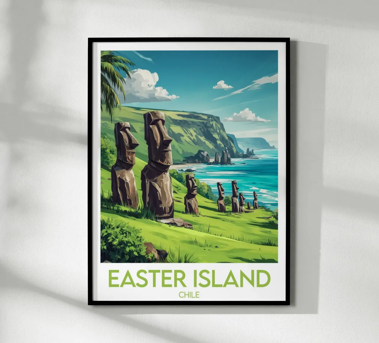 Affiche Isola di Pasqua carta hahnemühle da Frame the World