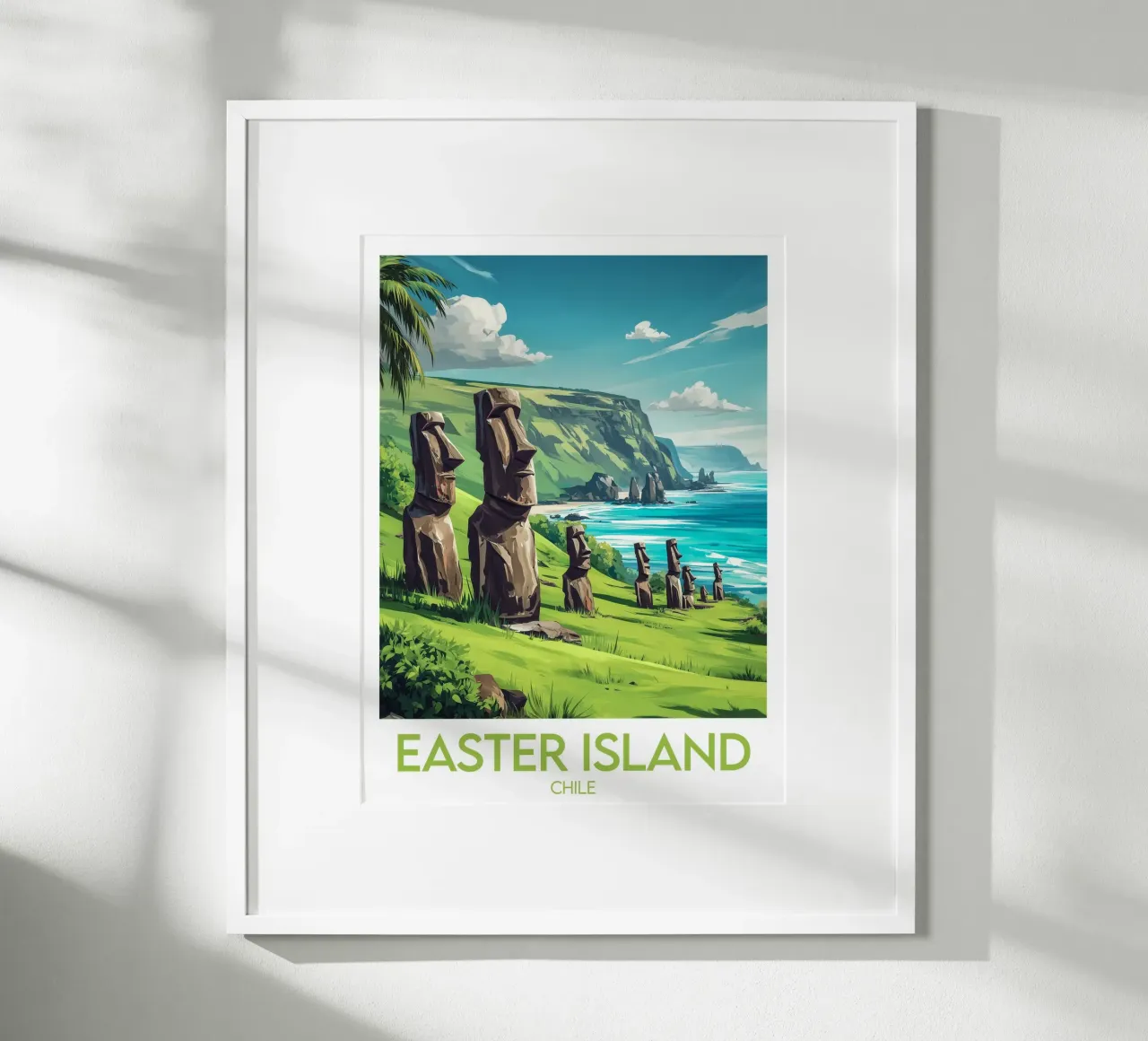 Affiche Isola di Pasqua carta hahnemühle da Frame the World