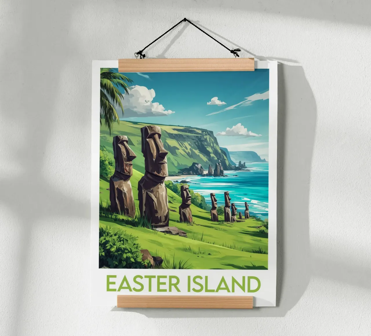 Affiche Isola di Pasqua carta hahnemühle da Frame the World