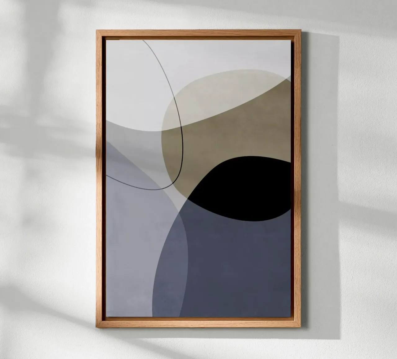 Graphic 210Y Leinwand mit Schattenfugenrahmen von Mareike Böhmer