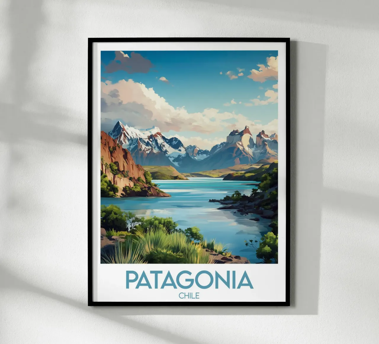 Patagonia Chili affiche Poster von Frame the World