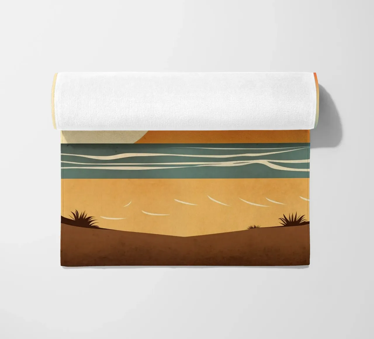 Spiaggia del tramonto telo mare da Imagine