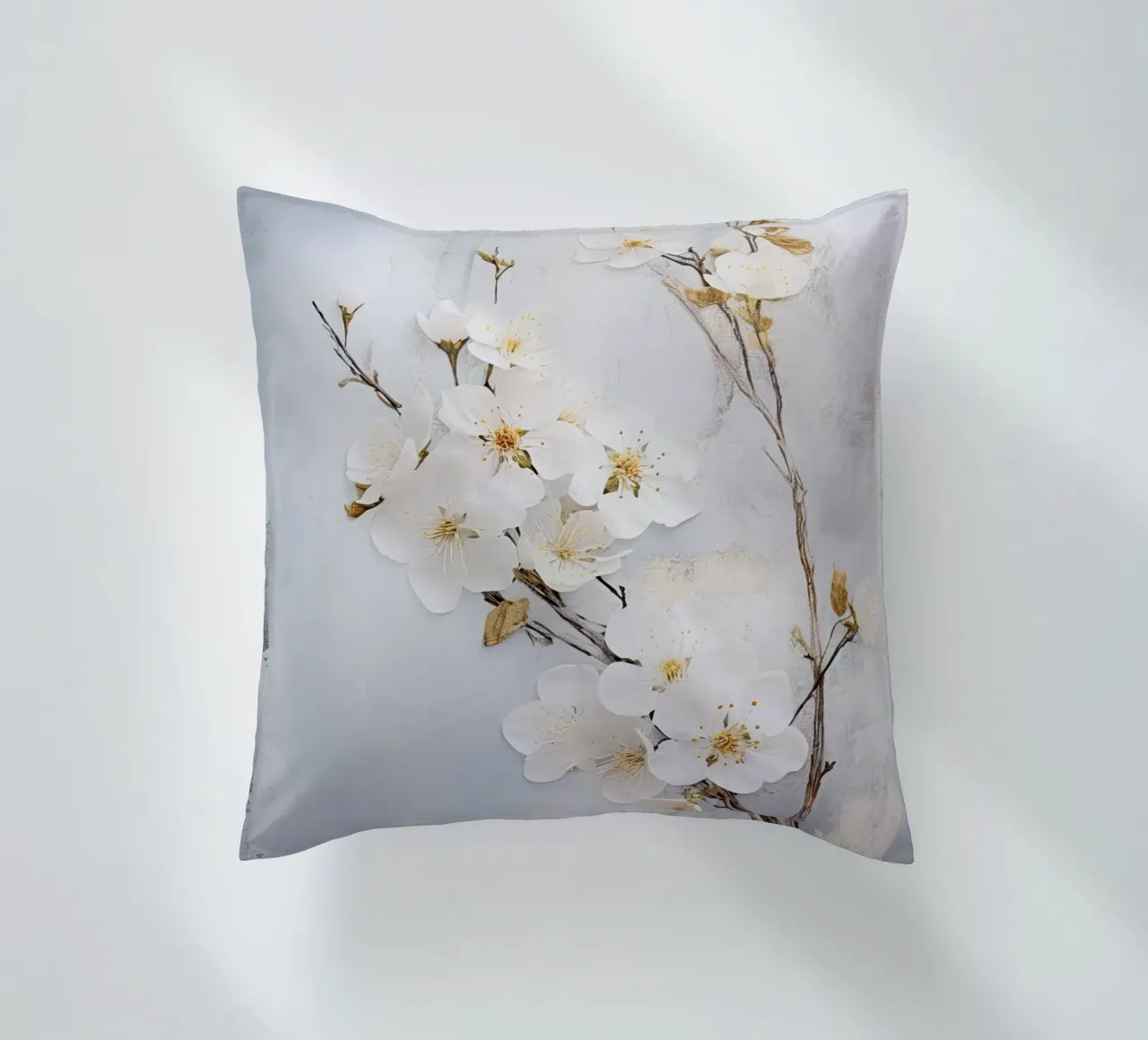 Fiore bianco cuscino da Imagine