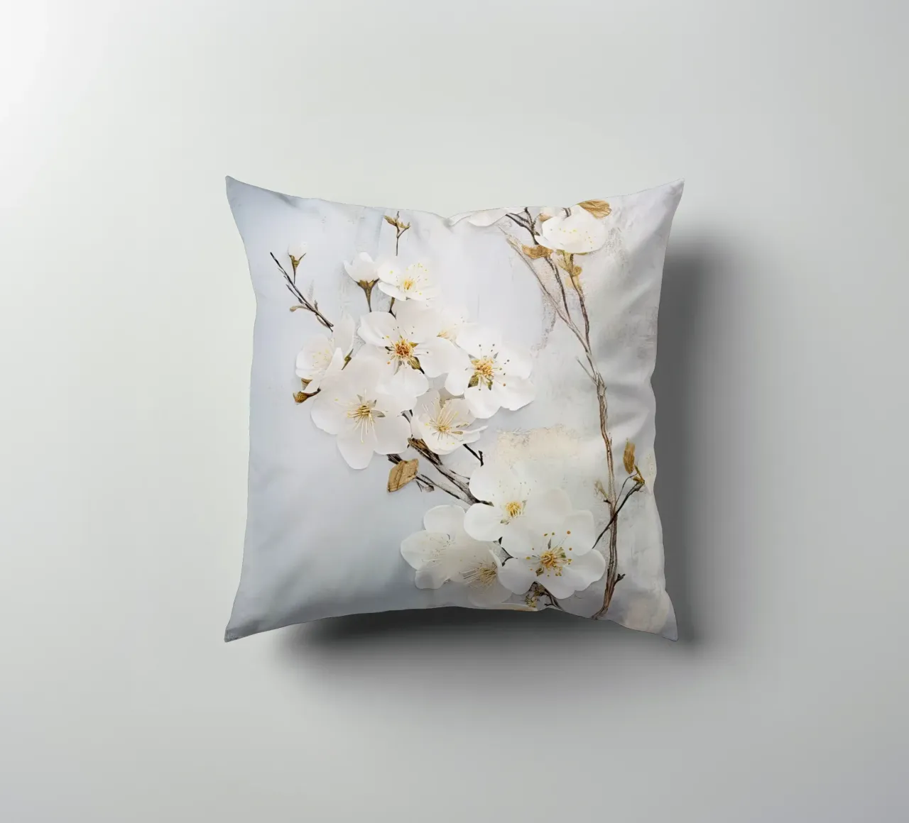 Fiore bianco cuscino da Imagine