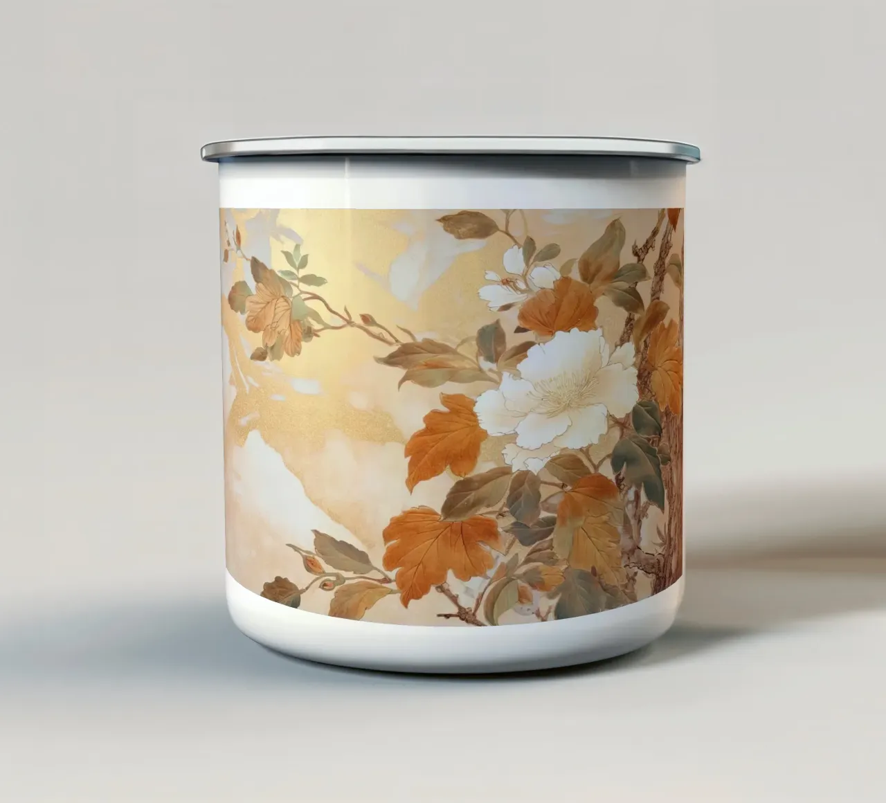 Fiori giapponesi tazza in smalto da Imagine