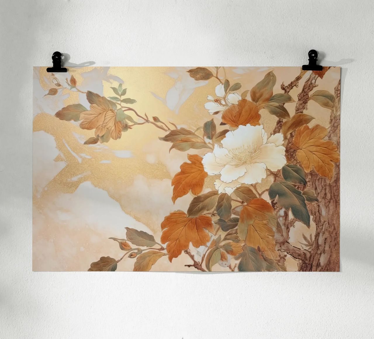 Japanese flowers poster by Imagine