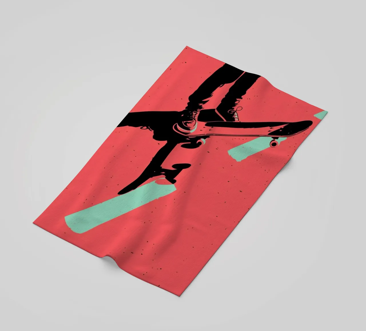 SKATE 03 beach towel by Cranio Dsgn