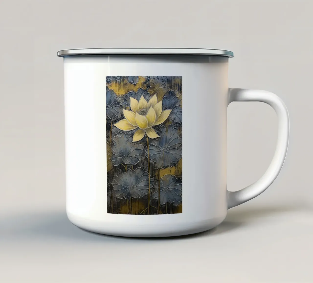 Lotus Bloem tazza in smalto da Imagine