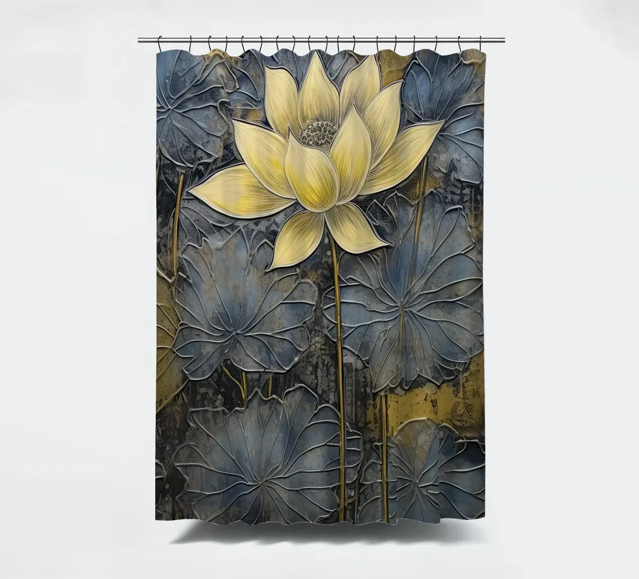 Loto Bloem cortina de baño de Imagine