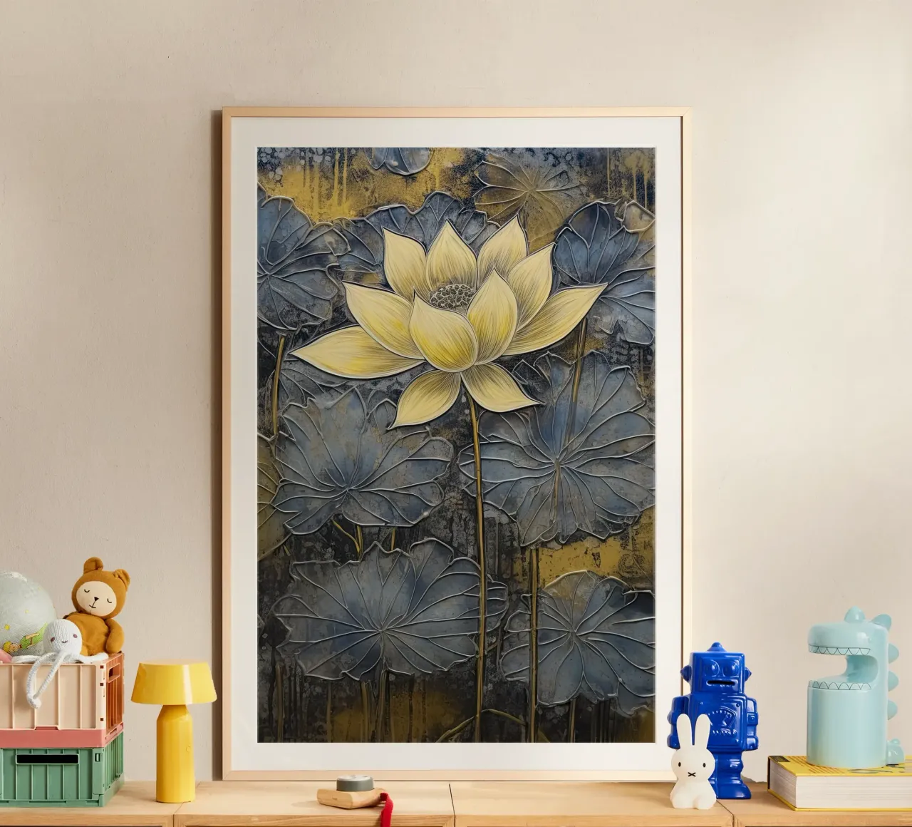 Lotus Bloem carta hahnemühle da Imagine