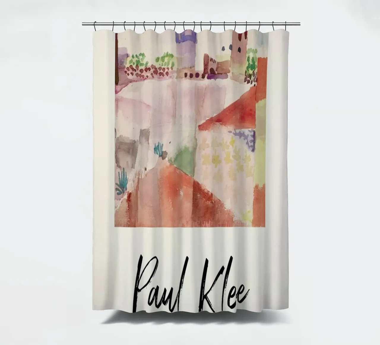 Klee - Hammamet with its Mosque shower curtain by ARTOTHEK