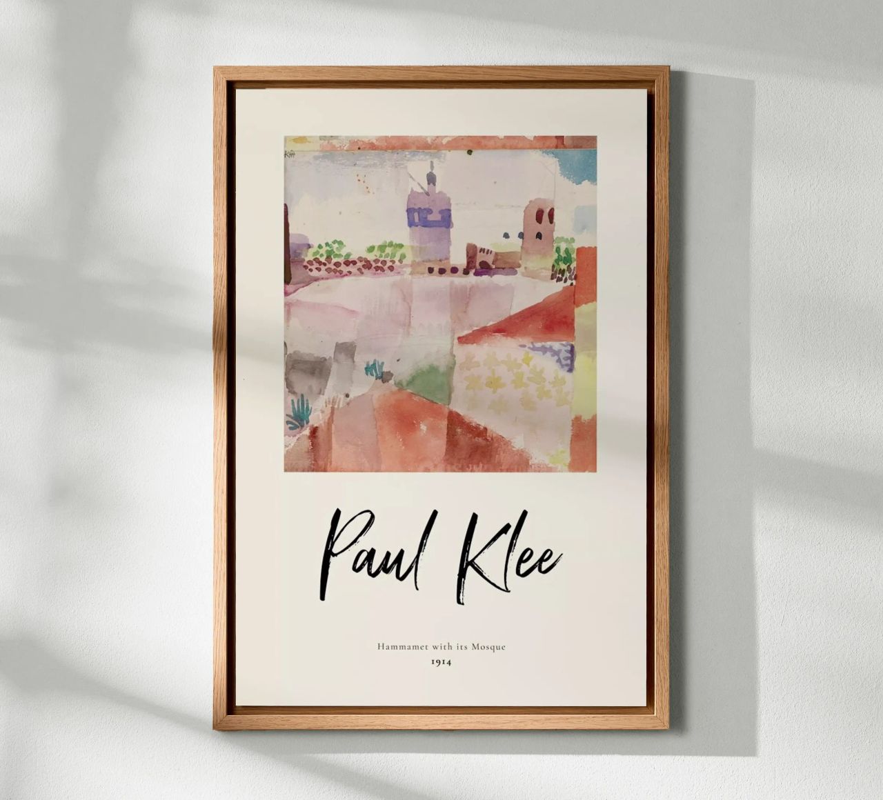 Klee - Hammamet with its Mosque Leinwand von ARTOTHEK