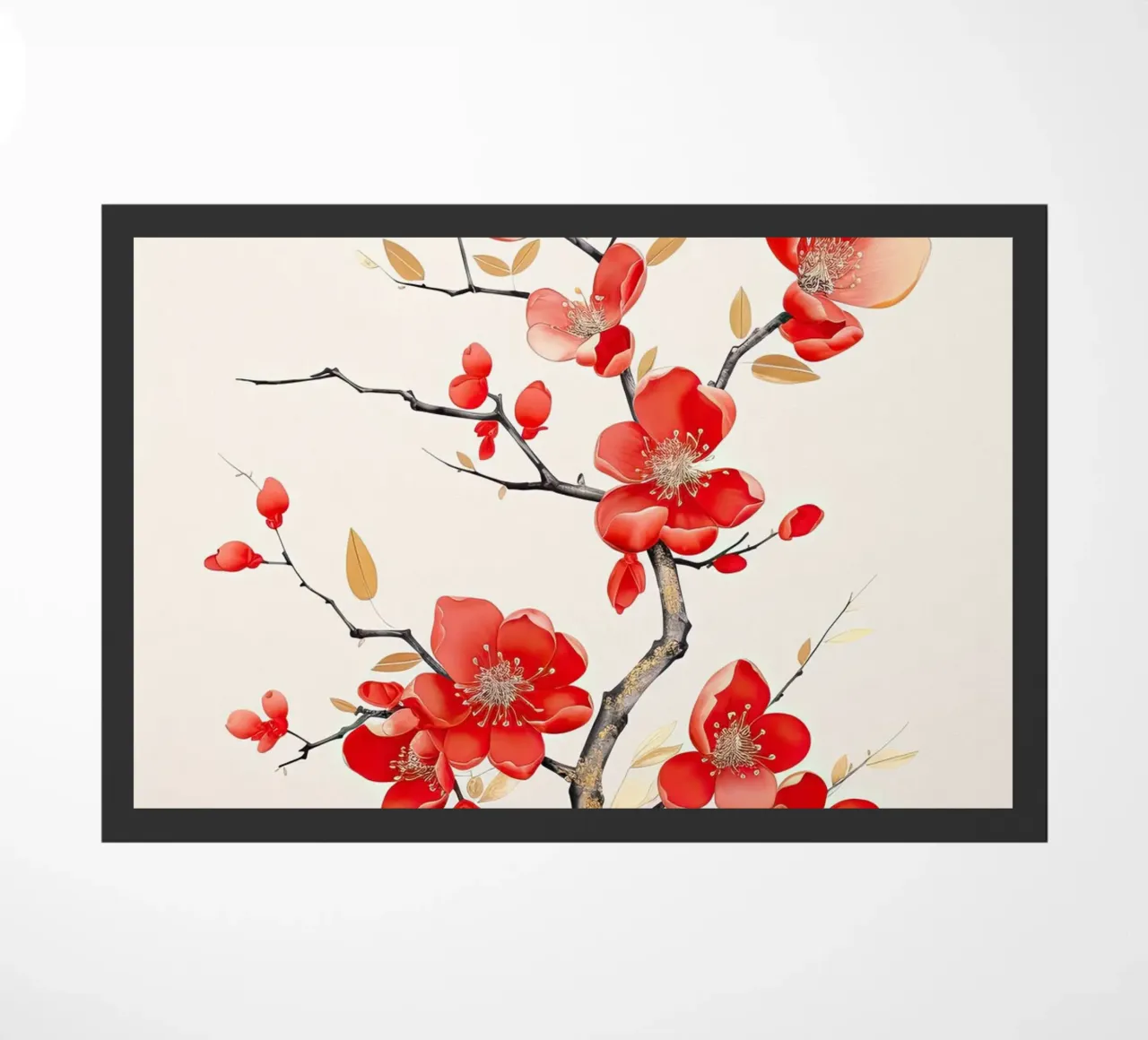 Fiore rosso zerbino da Imagine