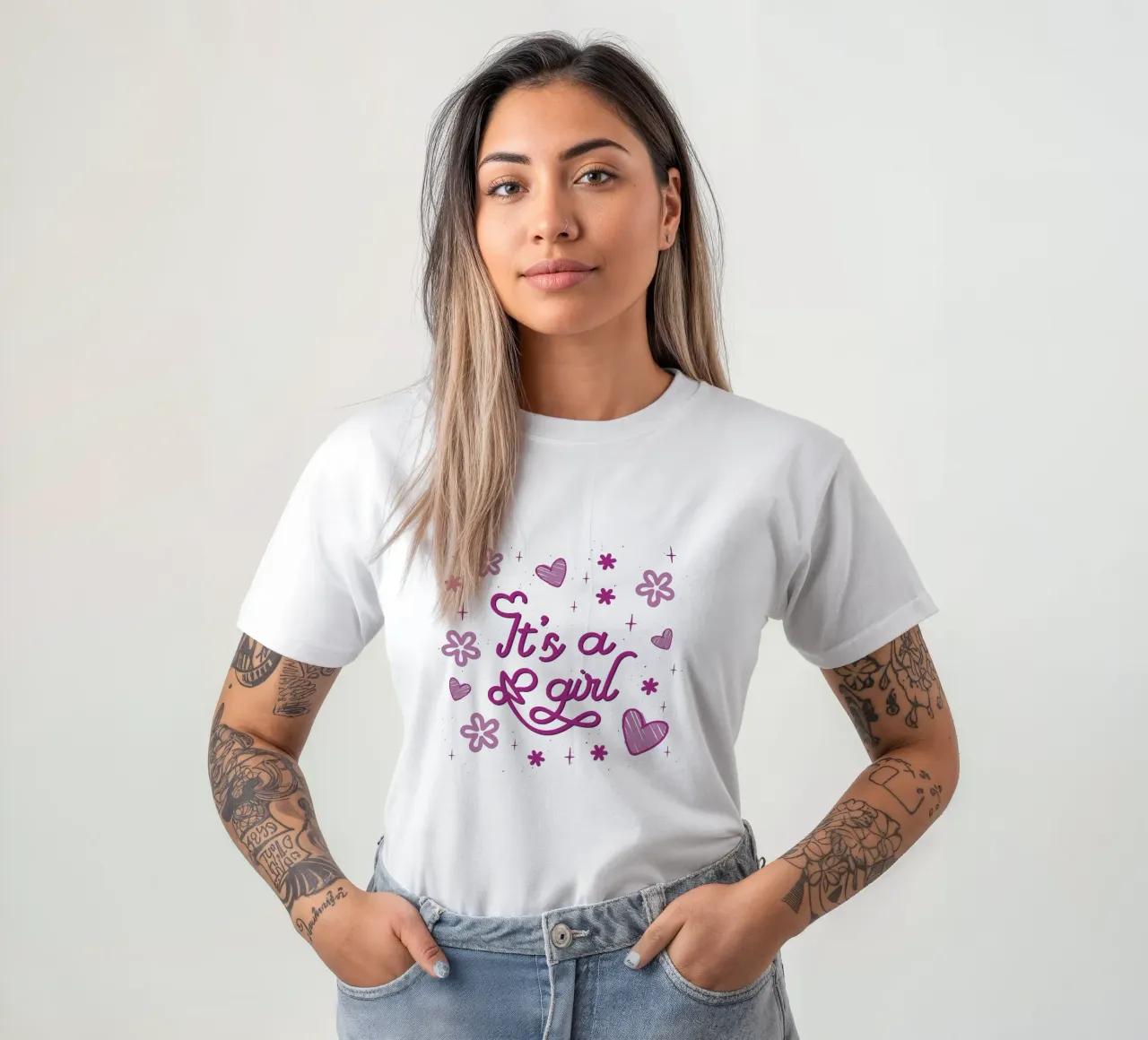 È una ragazza t-shirt da 🐹 BABY ART PRINTS